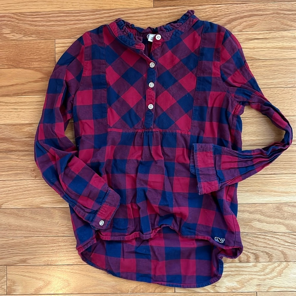 Girls vineyard vines flannel